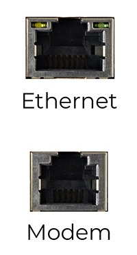 Port Ethernet dan port Modem | BelajarKomputer.org