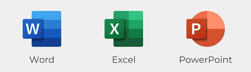 3 software populer dari Microsoft Office, mereka adalah Word, Excel dan PowerPoint | belajarkomputer.org