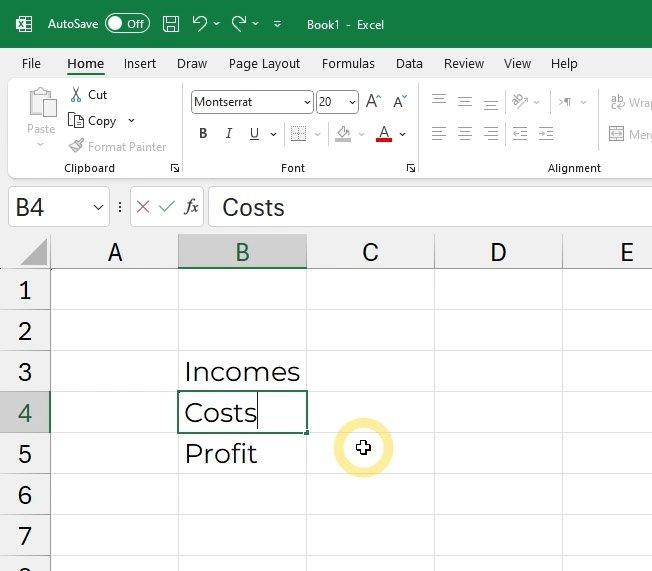 Mengedit data langsung di sel di dalam Excel | Excel untuk pemula | belajarkomputer.org