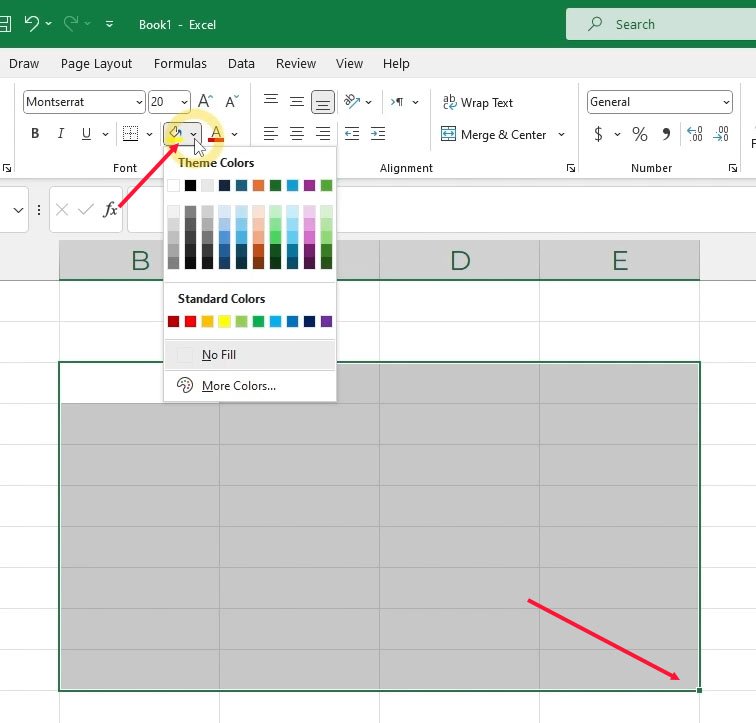 Cara menghilangkan garis di Excel | belajarkomputer.org